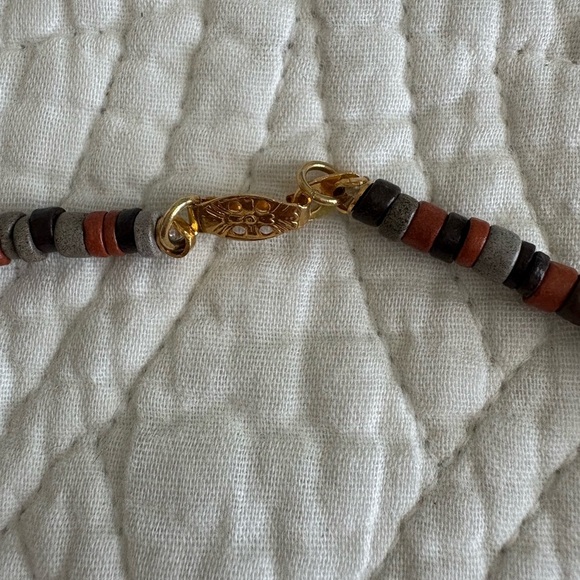 INC International Concepts Gold and beaded  Beaded Necklace INCA  NWT - Picture 2 of 8